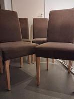 Eetkamer stoelen, Ophalen, Zo goed als nieuw, Bruin, Vier