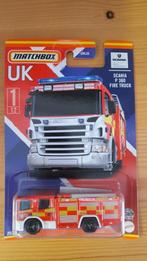 Matchbox Scania P360 Fire Truck, Nieuw, Ophalen of Verzenden, Bus of Vrachtwagen