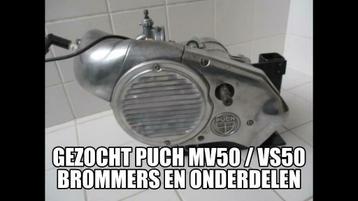 gezocht puch mv50 vs50 ms50 ds50 m50 tomos 2l 3l 4L beschikbaar voor biedingen
