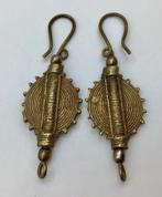 Vintage oorbellen Baoule brons Afrikaanse oorbellen ashanti, Sieraden, Tassen en Uiterlijk, Antieke sieraden, Verzenden, Overige materialen