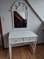 kaptafel met spiegel, Huis en Inrichting, Slaapkamer | Nachtkastjes, Ophalen, Gebruikt, 65 cm of meer, 70 cm of meer