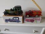 Blikken auto en brandweerauto, Antiek en Kunst, Ophalen of Verzenden