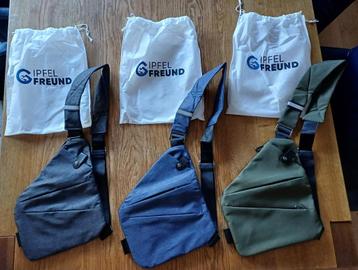 Crossbody tas, anti-diefstal, groen, grijs, blauw beschikbaar voor biedingen