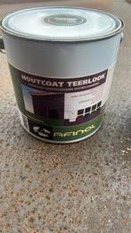 Houtteer coating 2500 ml Groen & Antraciet MAT #opruiming#, Minder dan 5 liter, Ophalen, Zo goed als nieuw, Verf