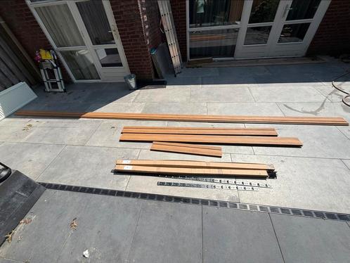 Composiet, Doe-het-zelf en Verbouw, Hout en Planken, Zo goed als nieuw, Plank, Overige houtsoorten, Minder dan 200 cm, Ophalen of Verzenden
