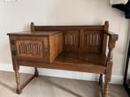 Vintage telefoon bankje ( telefoonbank kerkbank brokant ), Antiek en Kunst, Antiek | Meubels | Stoelen en Banken, Ophalen