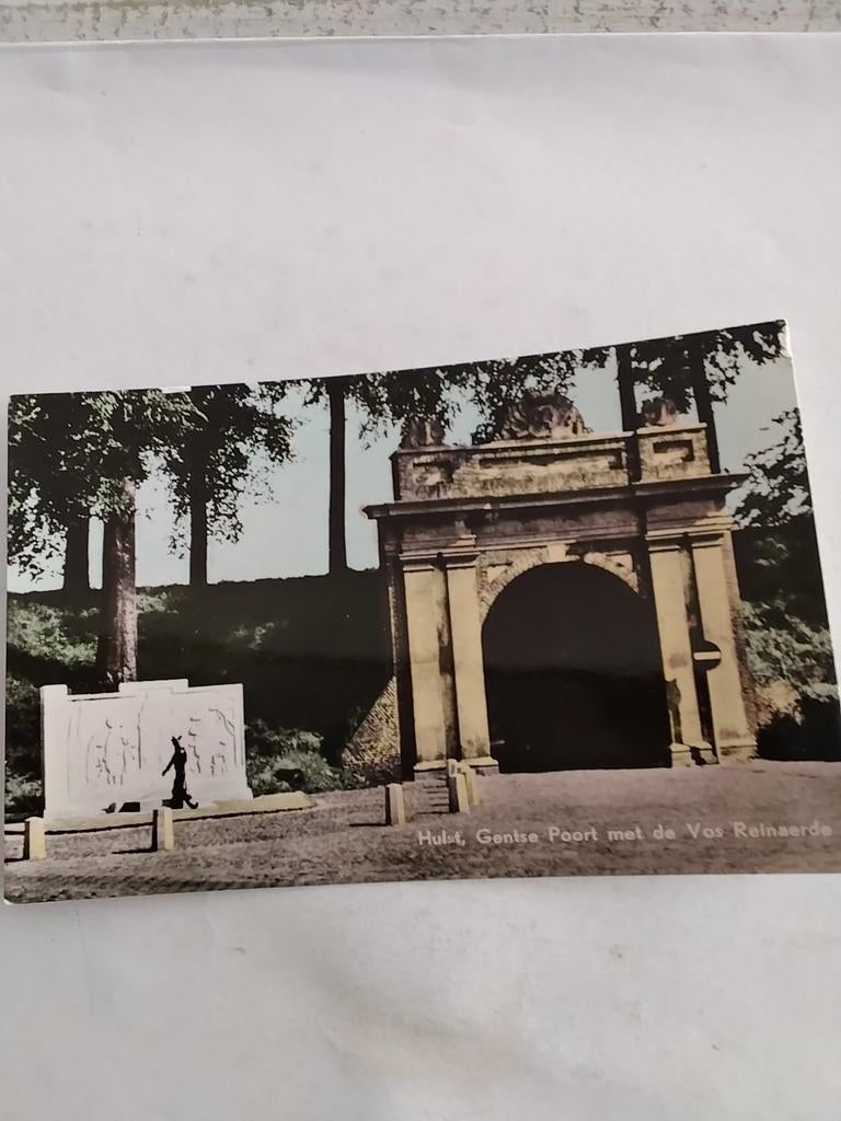 HULST.  GENTSE POORT MET DE VOS REINAERDE, Verzenden, Voor 1920