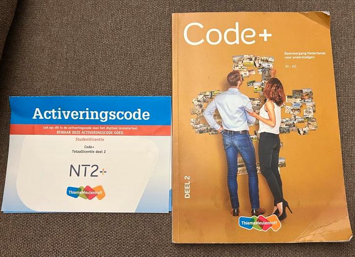 Code plus Deel 2 A1-A2 met activerengscode tot Jan 2026, Boeken, Wetenschap, Zo goed als nieuw, Sociale wetenschap, Ophalen of Verzenden
