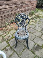 Bistro stoel gietijzer maar een, Ophalen of Verzenden, Gebruikt, Metaal