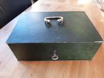 Vintage originele Geldkist, Ophalen of Verzenden, Gebruikt, Metaal of Blik, Overige thema's