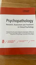 Psychopathology Research, Assessment and Treatment, Boeken, Studieboeken en Cursussen, Gelezen, Ophalen of Verzenden