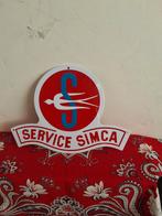 HET OUDSTE  LOGO  VAN SIMCA, Antiek en Kunst, Antiek | Emaille, Ophalen of Verzenden