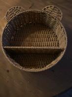 Schattige rieten mand met berenoren, Mand, Rond, Nieuw, Ophalen of Verzenden