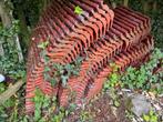 Verbeterde Hollandse dakpannen donker rood geglazuurd, Doe-het-zelf en Verbouw, Dakpannen en Dakbedekking, Ophalen, Steen of Klei