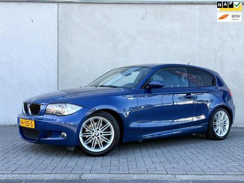 BMW 1-serie 120i High Executive, M-sport, Le Mans Blue, Auto's, BMW, Bedrijf, Te koop, 1-Serie, ABS, Airbags, Airconditioning