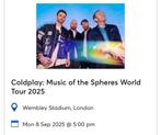 Coldplay Wembley 8 september, Tickets en Kaartjes, Concerten | Pop, Twee personen, September