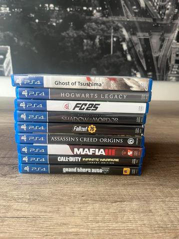 8 Playstation 4 spellen beschikbaar voor biedingen