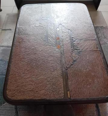 Paul Kingma Art Brut. Brutalisme salontafel beschikbaar voor biedingen