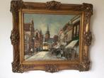 Mooi schilderij van De Keizerstraat op Scheveningen, Antiek en Kunst, Kunst | Schilderijen | Klassiek, Ophalen