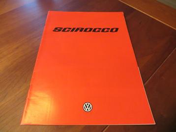 Folder Volkswagen Scirocco, Scirocco GTi / GL1 1979 erg mooi beschikbaar voor biedingen