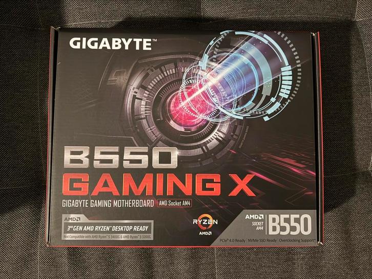 Gigabyte B550 Gaming X, Computers en Software, Moederborden, Nieuw, AMD, DDR4, Ophalen of Verzenden