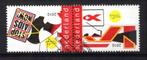 gestempelde zegel. Jaar 2010: paartje aids de wereld uit, Postzegels en Munten, Postzegels | Nederland, Verzenden, Na 1940, Gestempeld