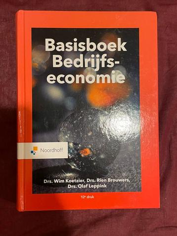 Basisboek bedrijfseconomie 12e druk beschikbaar voor biedingen