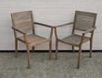 30 x Design stoelen terras houten terrasstoelen cafe horeca, Ophalen of Verzenden, Zo goed als nieuw, Bruin, Vijf, Zes of meer stoelen