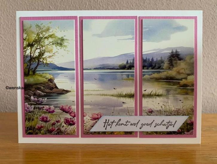 Zelfgemaakte wenskaarten. BETERSCHAP / OPKIKKER / BLANCO (2), Hobby en Vrije tijd, Kaarten | Zelfgemaakt, Nieuw, Overige thema's