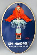 Emaille deurpostje Spa, Antiek en Kunst, Ophalen of Verzenden