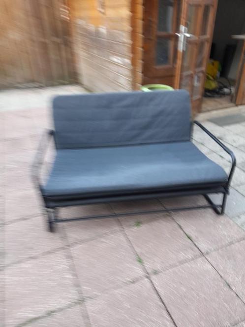 Slaapbank IKEA HAMMARN, Huis en Inrichting, Slaapkamer | Slaapbanken, Zo goed als nieuw, 120 cm, 200 cm, Tweepersoons, Ophalen