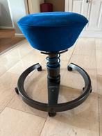 SWOPPER Ergonomische Kruk - Blauw, Zo Goed Als Nieuw, Huis en Inrichting, Bureaustoelen, Ophalen, Blauw, Zo goed als nieuw, Bureaukruk