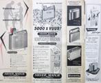 21 vintage reclames van aanstekers 39-69 Rowenta Cricket Col, Verzamelen, Rookartikelen, Aanstekers en Luciferdoosjes, Aansteker
