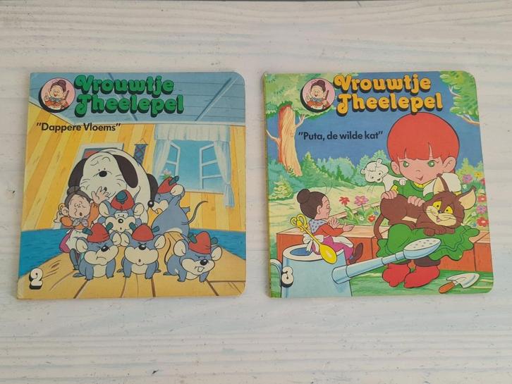 Vrouwtje Theelepel Puta de Wilde Kat + Dappere Vloems, Boeken, Kinderboeken | Jeugd | onder 10 jaar, Gelezen, Fictie algemeen