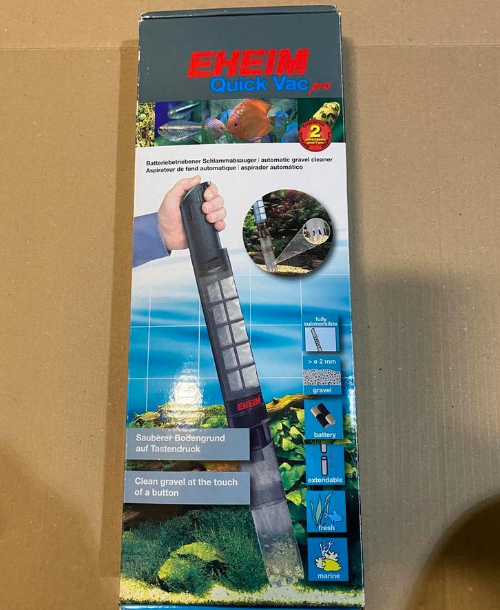 Eheim Quick Vac Pro, Dieren en Toebehoren, Vissen | Aquaria en Toebehoren, Zo goed als nieuw, Overige typen, Ophalen of Verzenden