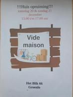 Grote huisopruiming wegens kleiner wonen!, Ophalen, Zo goed als nieuw