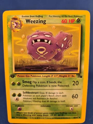 Weezing 45/62 - Fossil (1st edition) beschikbaar voor biedingen