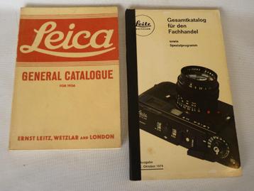 Leica General Catalogue 1936, Leitz Wetzlar Gesamtkatalog beschikbaar voor biedingen