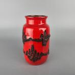 Vintage West-Duitse Fat Lava vaas Scheurich 231-15 rood, Ophalen of Verzenden
