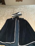 Carnaval cape en schuitjes kinderen donker blauw 19 stuks, Kinderen en Baby's, Carnavalskleding en Verkleedspullen, Ophalen, Gebruikt