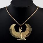 Ketting met  Egyptische Godin Isis, Sieraden, Tassen en Uiterlijk, Ophalen, Nieuw, Goud, Overige materialen