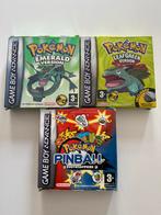 Pokémon Emerald, LeefGreen & Pinball, Spelcomputers en Games, Games | Nintendo Game Boy, Avontuur en Actie, Gebruikt, 1 speler