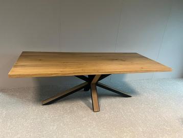 Eiken eettafel Happy@Home Ovada 230cm nu voor €699,- beschikbaar voor biedingen