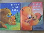 IK VIND JE LIEF, MAMA/IK VIND JE LIEF, PAPA. JULIAN HARKER., Boeken, Kinderboeken | Baby's en Peuters, Gelezen, Ophalen of Verzenden