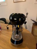Smeg espresso machine - Zwart, Ophalen, Gebruikt, Espresso apparaat, 10 kopjes of meer
