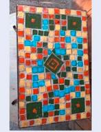 Vintage Mozaïek Bijzettafel, Ophalen of Verzenden