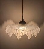 Hanglamp Franse frosted glas, Clichy stijl, Art nouveau, Huis en Inrichting, Lampen | Hanglampen, Gebruikt, Ophalen of Verzenden