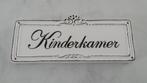 Bordje kinderkamer stenen deurbord landelijk brocante kinder, Antiek en Kunst, Ophalen of Verzenden