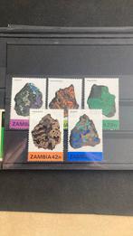 Zambia 277/81 mineralen post fris/5122, Postzegels en Munten, Postzegels | Thematische zegels, Ophalen of Verzenden