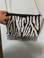 Tasje zebra print, leuk voor de zomer, Ophalen of Verzenden, Zo goed als nieuw, Zwart